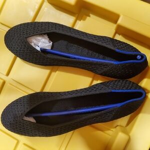 Rothys New Black Flats 9 1/2